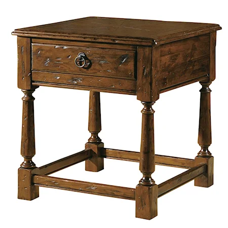 1-Drawer Lamp End Table